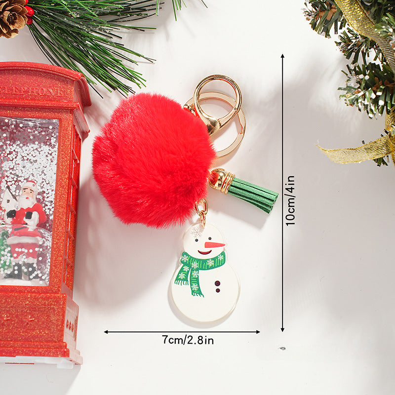 Wholesale Christmas Ball Series Acrylic Keychain